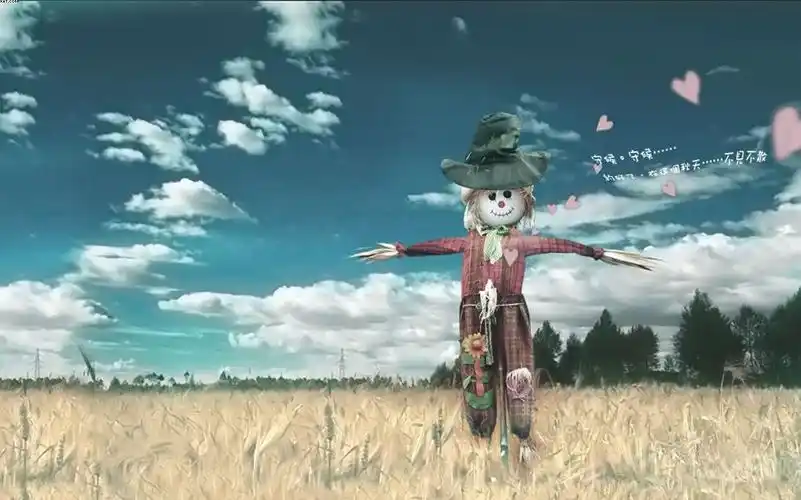 壁纸艺术设计稻草人