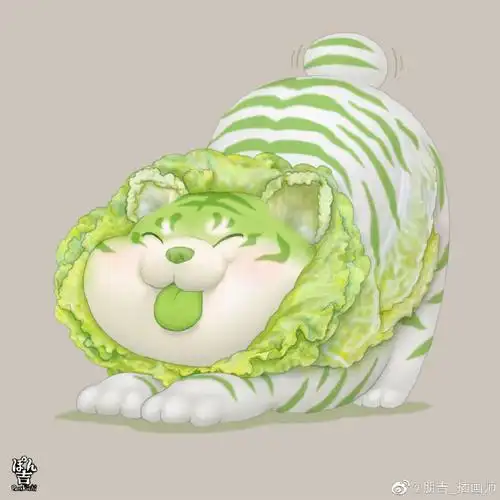 白菜狗##蔬菜动物精灵