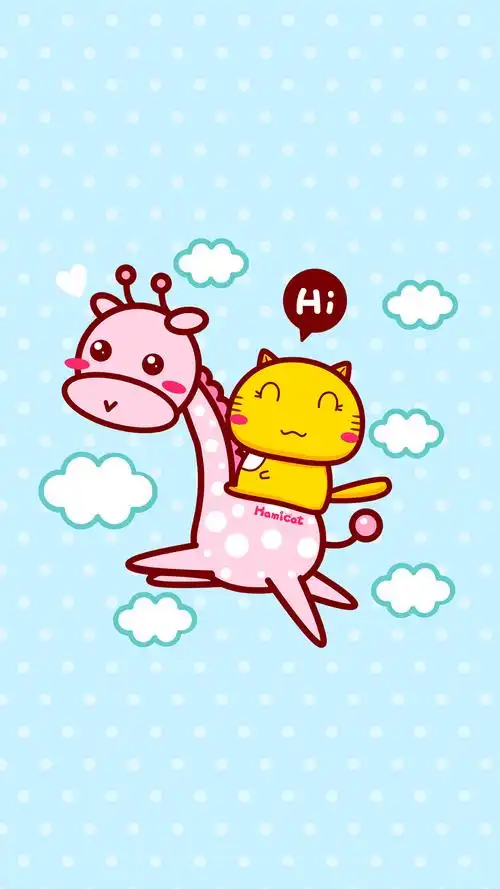 哈咪猫快乐童年卡通手机壁纸图片