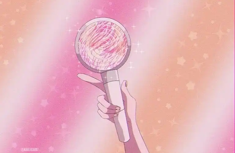 动漫背景图 韩团应援棒