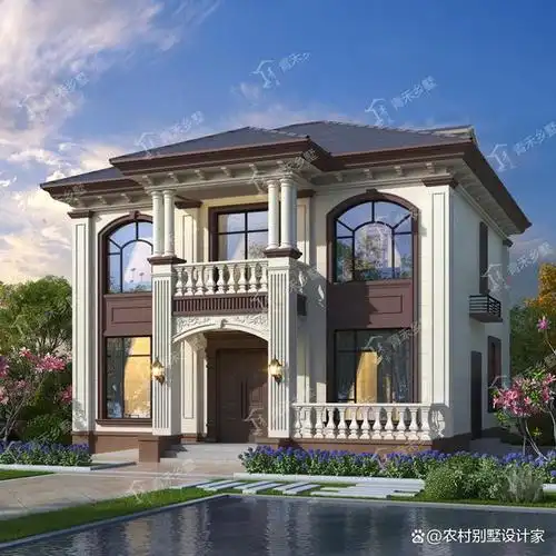 二层新中式农村自建房推荐,打造舒适宜居的乡村别墅