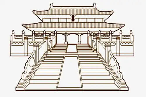 北京故宫简笔画怎么画