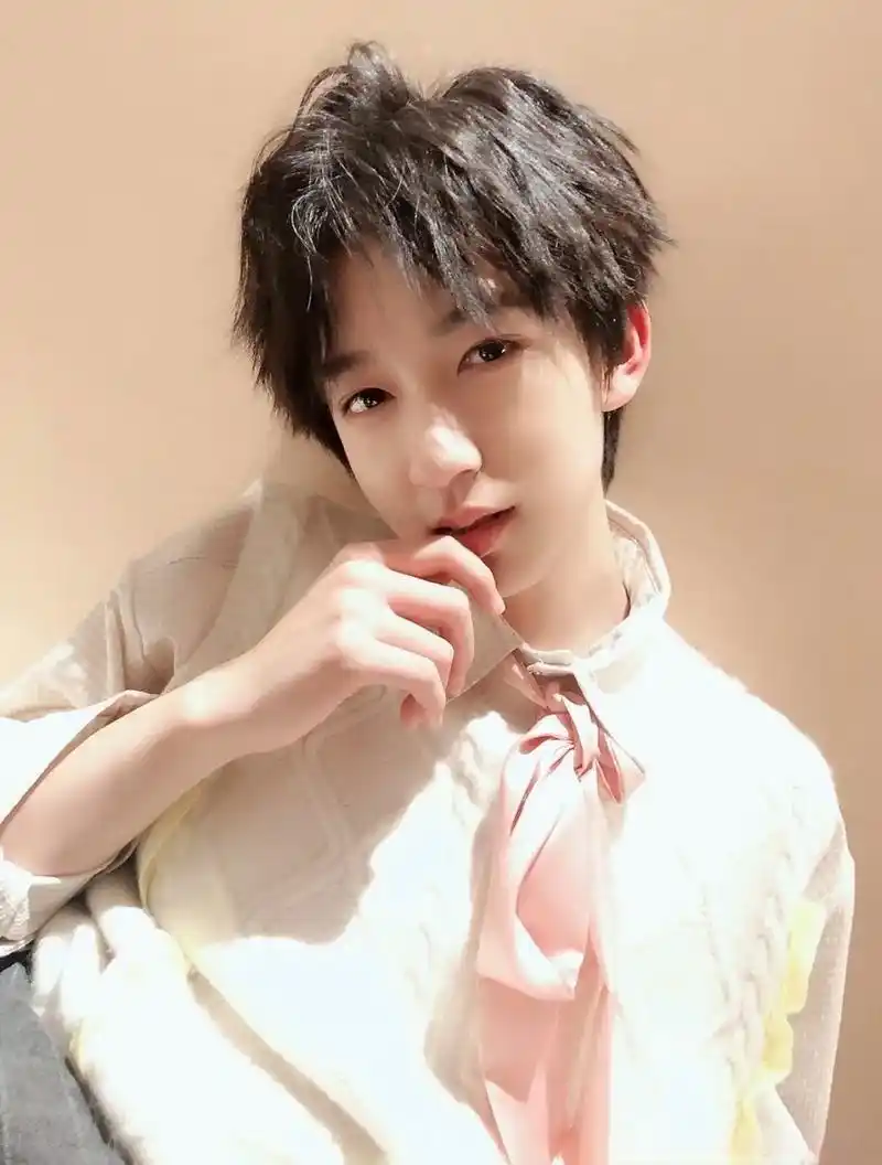 泥塑不等于弱化.#贺峻霖女装 #贺峻霖 #贺樱 #tina贺 - 抖音