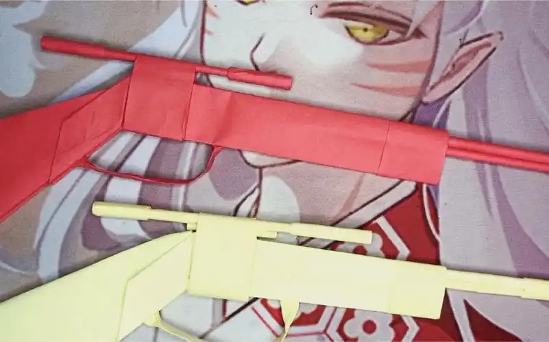 创意手工折纸第51期:98k的折纸教程来啦!