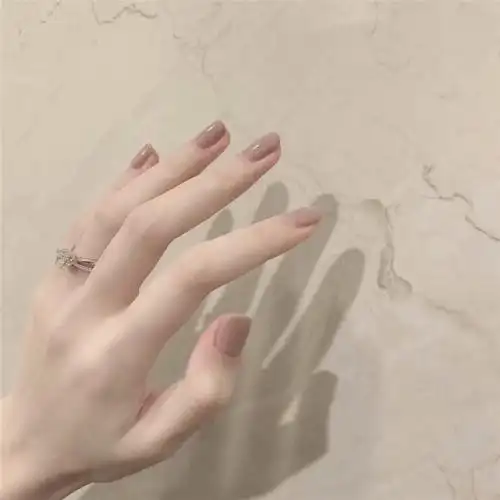 包邮网红同款磨砂纯色甲片成品欧美穿戴新娘指甲彩妆