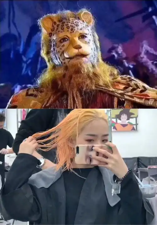 姿态解读极品女解说这裁判发色不是红毛怪女生发色都是按西游记染的