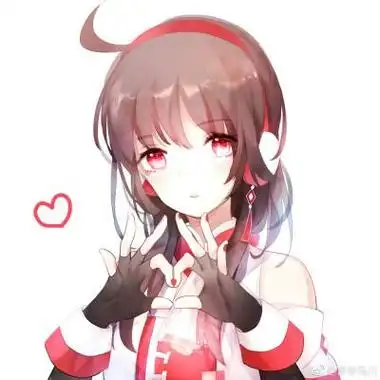 夜空比心女生头像