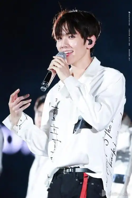 边伯贤多张舞台照,帅气可爱魅力满满宛如人间精灵!