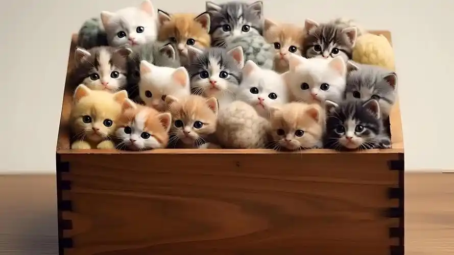 可爱小猫桌面背景by不想当打工仔