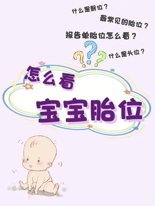 宝宝胎位怎么看❓看这里～