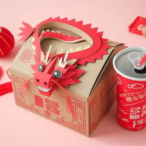 废物利用环保手工制作超级可爱的纸龙#亲子手工