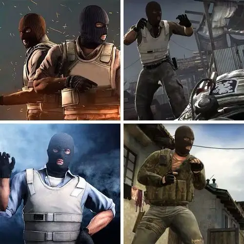 csgo头套男反恐精英头罩小偷打劫绑匪头套rushb劫匪恐怖分子