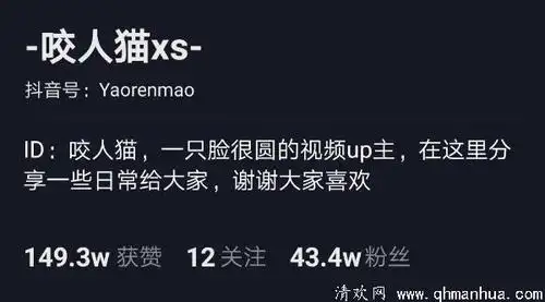 咬人猫身高咬人猫本名年龄