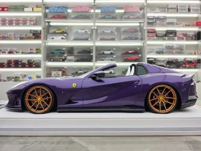 ivy 1/18 法拉利812gts novitec 紫色