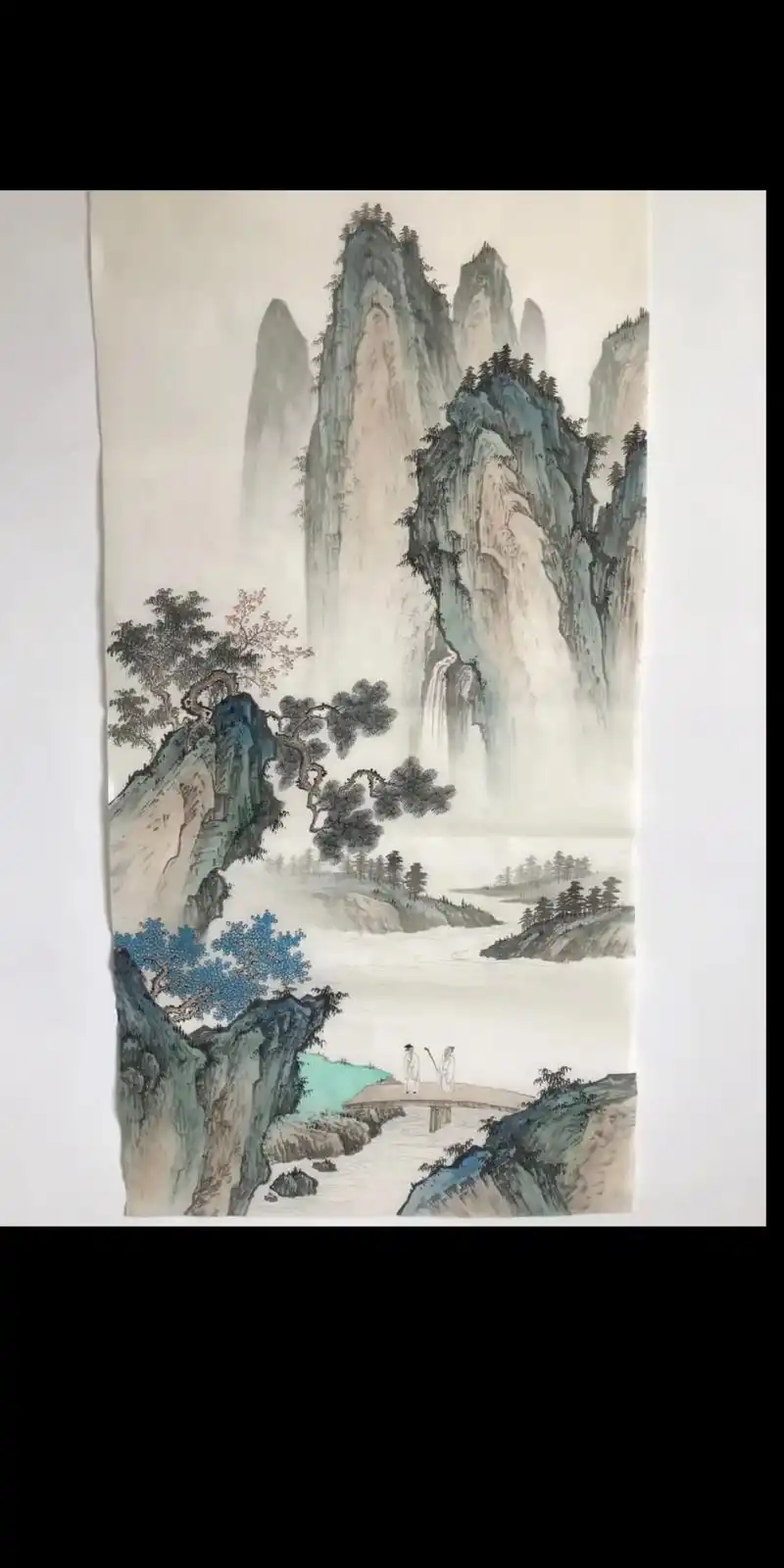 山水之韵 - 清一手工烙画. - 抖音