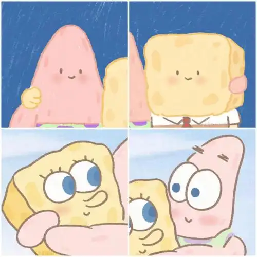 海绵宝宝派大星闺蜜头像丨情侣头像丨情头