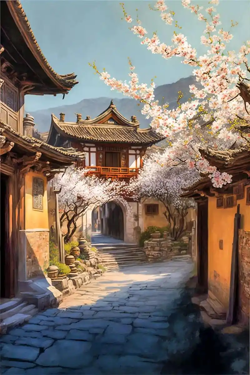 图文伙伴计划 #壁纸 #治愈系风景 #唯美意境 #中国风  - 抖音