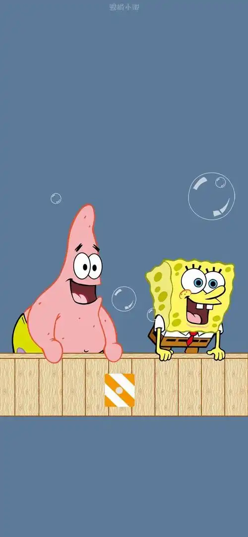 海绵宝宝图片,海绵宝宝图片 卡通画(可爱的海绵宝宝和派大星壁纸)
