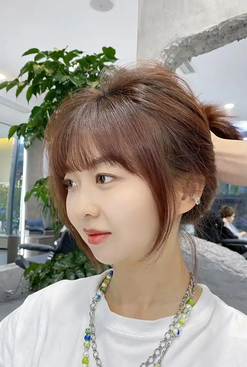 很修颜的一款刘海!减龄!显脸小款超级修佈脸型的刘海近期 - 抖音