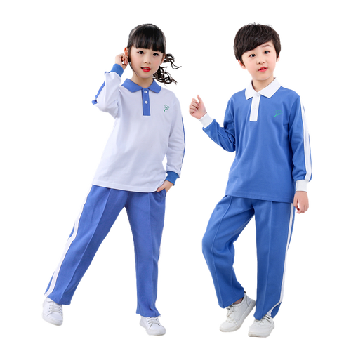 奥蒙威 深圳小学校服秋季统一运动服小学生男女运动套装长袖t恤运动裤