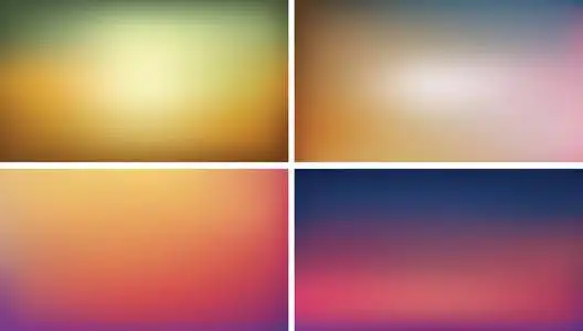 模糊的背景设置为网页设计的 16:9 抽象矢量壁纸照片