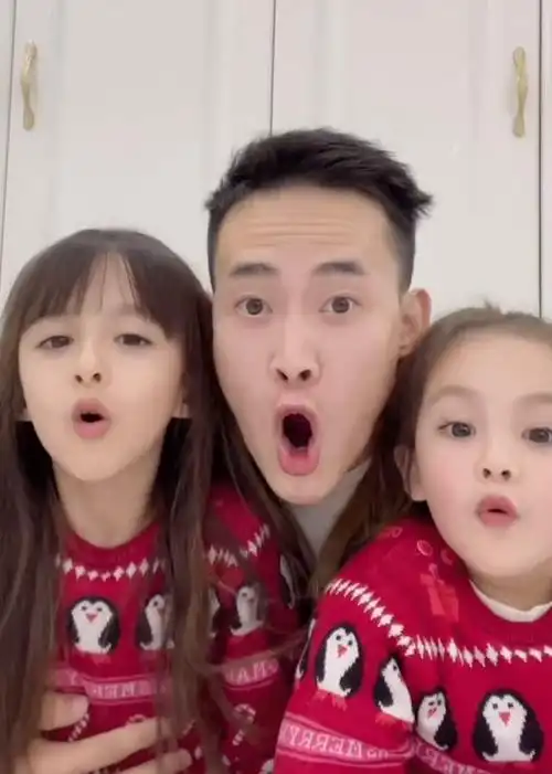 湖北小伙被外国美女模特倒追,生下2个混血女儿,大女儿超像杨幂