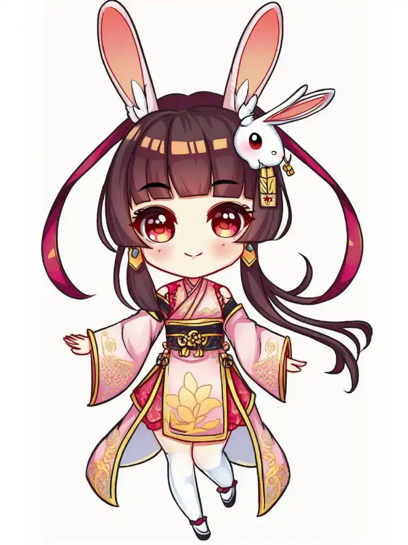 q版二次元兔子拟人