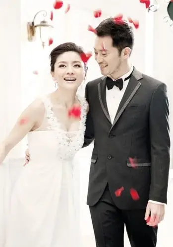 沙溢胡可婚纱照,胡可沙溢婚纱照,明星婚纱照