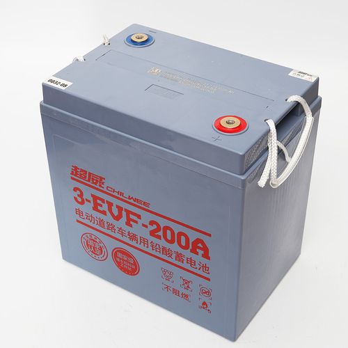 电池超威新能源6v200a3evf200a洗地机电动汽车观光车用蓄电池