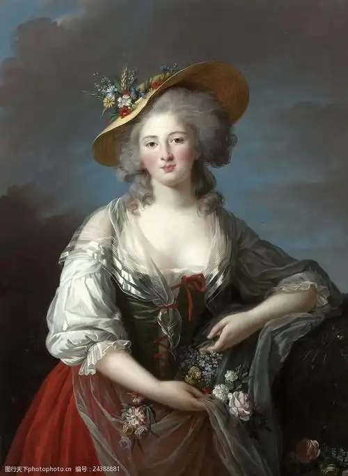 欧式宫廷人物油画