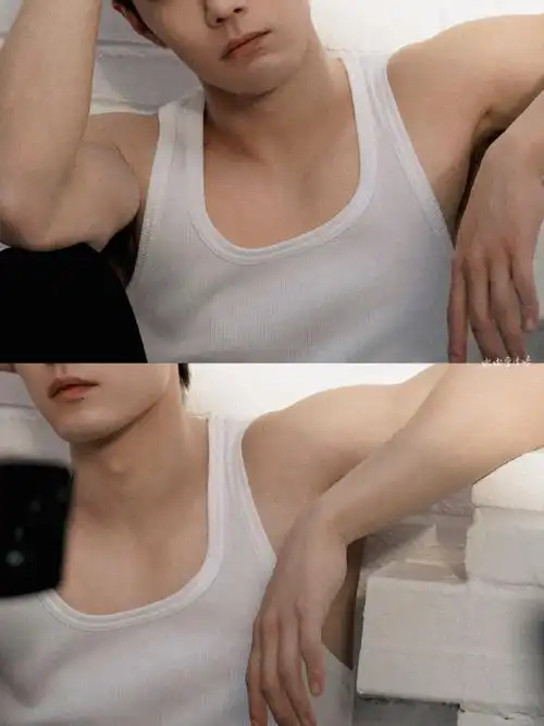 肖战顺毛白背心##肖战玉骨遥