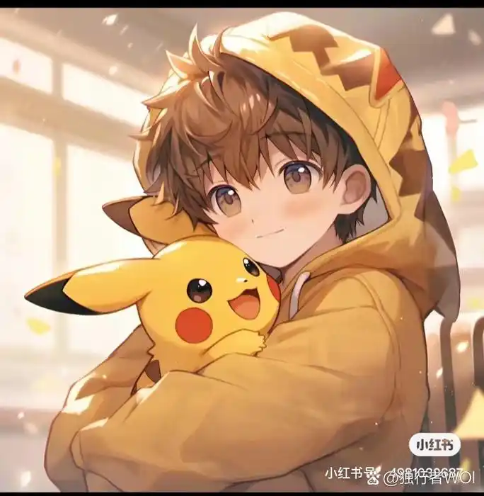 ⚡️  黄色卫衣男孩和皮卡丘的奇妙碰撞💥,这可不是简单的巧合
