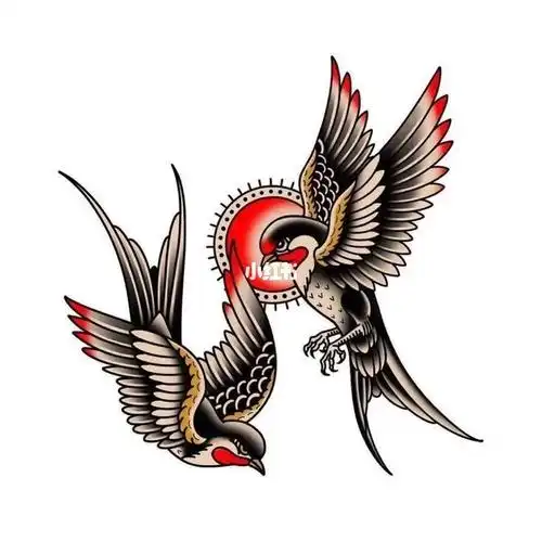 燕子纹身手稿重庆纹身店璧山纹身