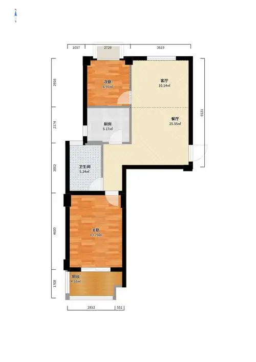 杭州市户型图 美都雅苑户型图           建筑面积:82m