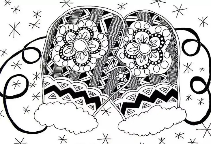 美术素材资料|创意线描老师范画和学生作品