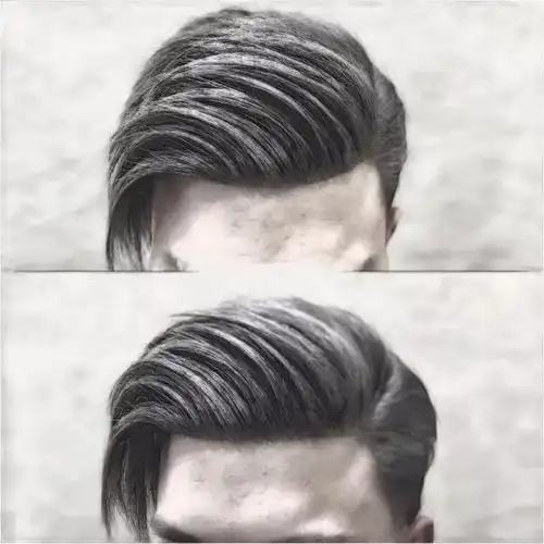 利落感侧分背头 非常适合职场上班族,发型着装除了时尚以外,一定要