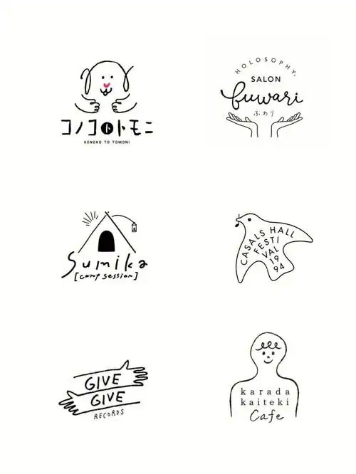 文字和图案融为一体的logo设计