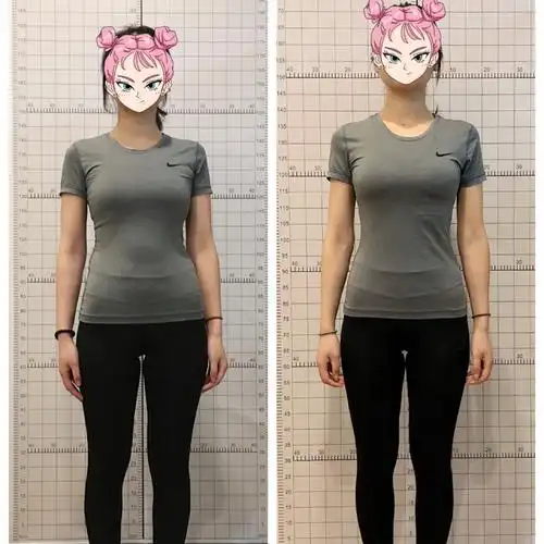 健身塑型2个月对比图