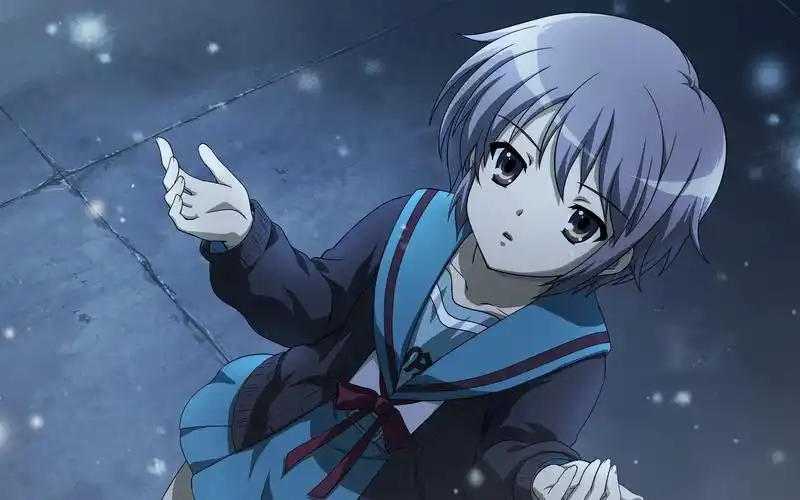 长门有希,动漫美女,日本动漫,可爱女生,卡通,壁纸长门有希动漫美女