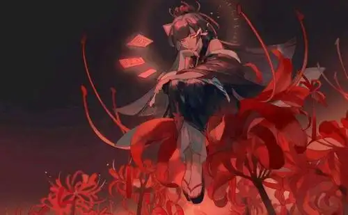 动漫精美壁纸图享主题彼岸花少女