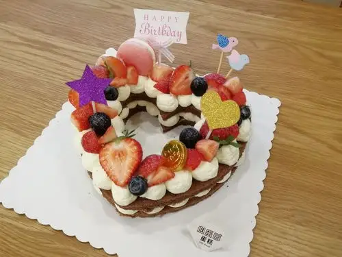 生日蛋糕,实拍图片