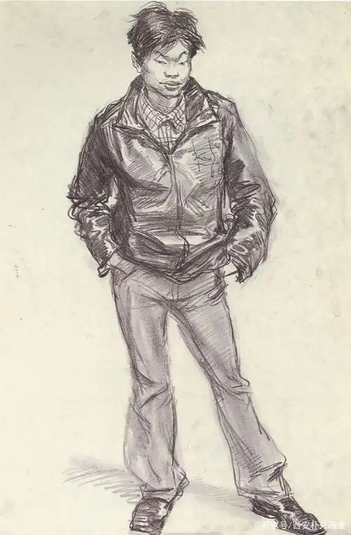 老底子,中央美术学院附中速写,这才是速写味