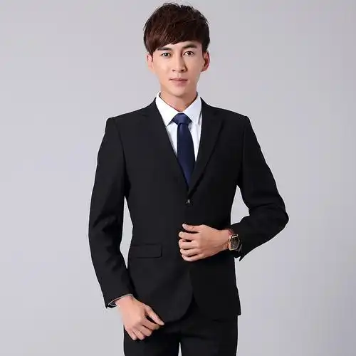 男士西服套装青年修身绅士正装春秋新款职业