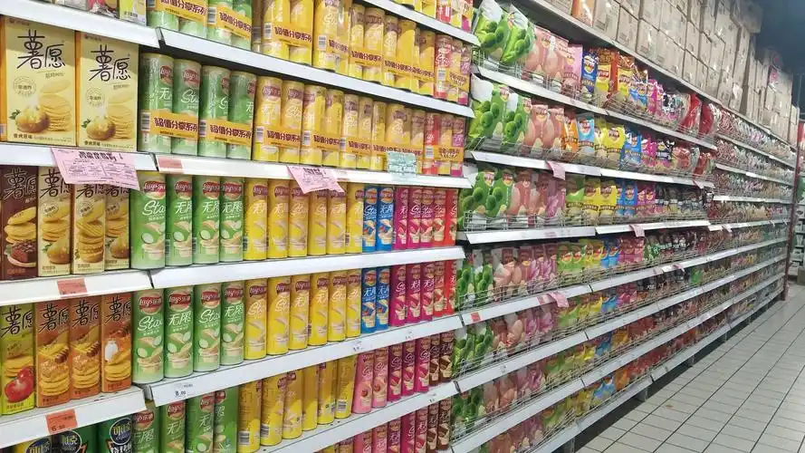 膨化食品陈列调整