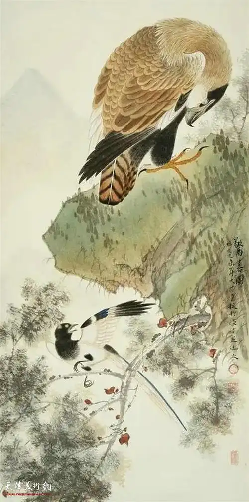 春来幽谷水潺潺——天津青年画家王少桓艺术作品欣赏