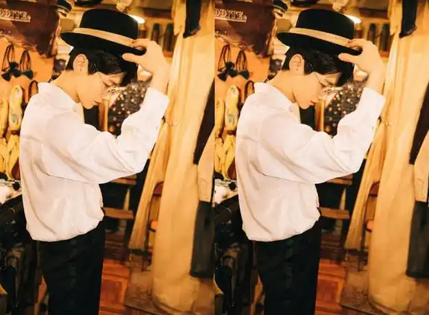 白敬亭穿得挺低调可港风男友装杀伤力太强简单却有范