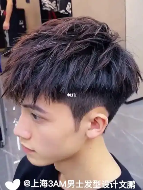 今日推荐第二款上海男士爆火发型中长发碎盖