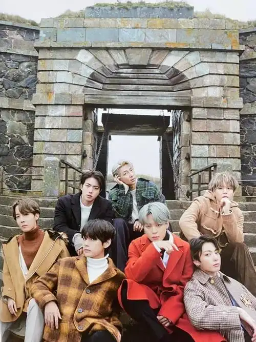 bts防弹少年团的这组冬日写真,真的好美!