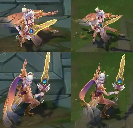 至臻皮肤模型调整:紫色 粉红色 武器光芒更加明显_腾讯新闻