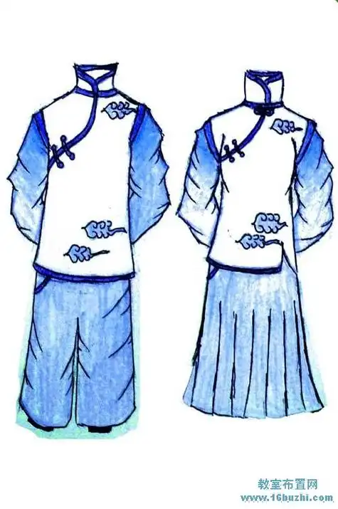 汉元素校服设计图案